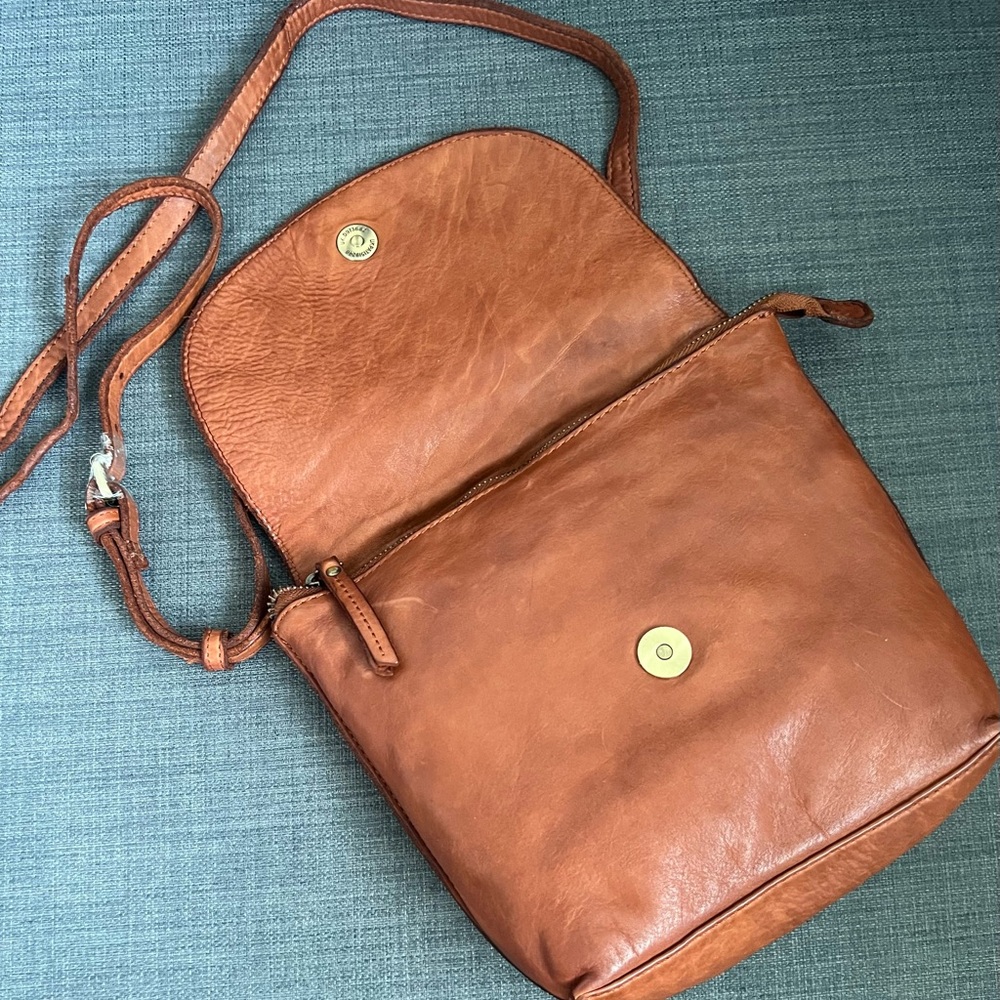 NWT MARTA PONTI LEATHER SMALL CROSSBODY SHOULDER BAG PURSE - Picture 6 of 16